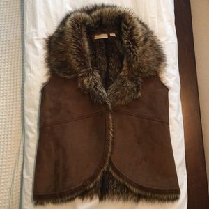 Faux fur vest - NWOT